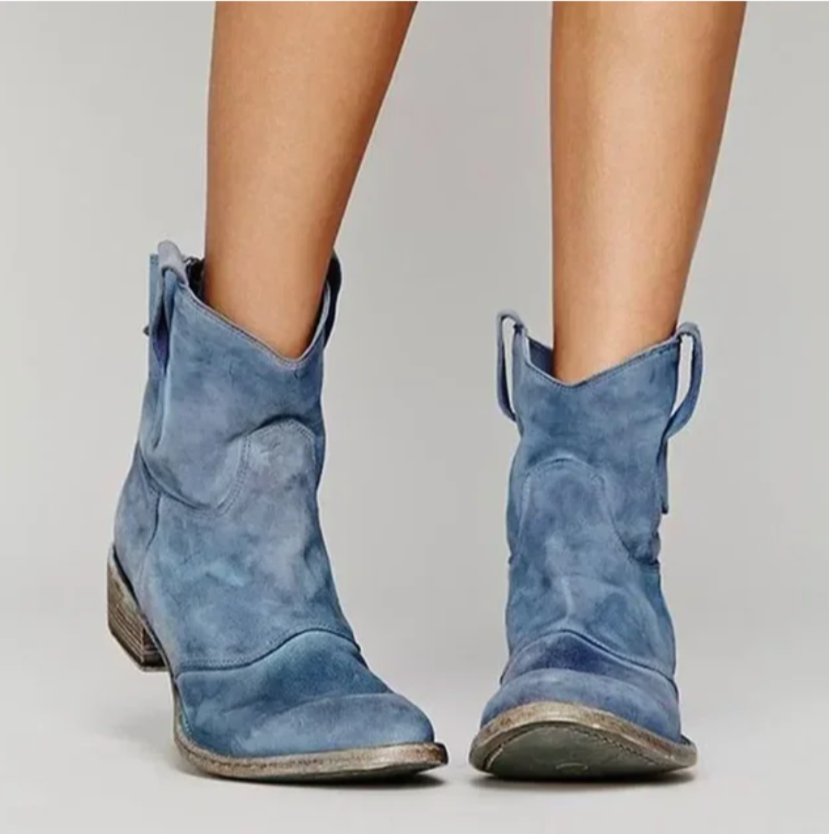 Roselle | Bottines western en daim
