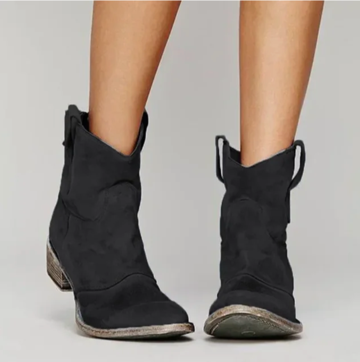 Roselle | Bottines western en daim