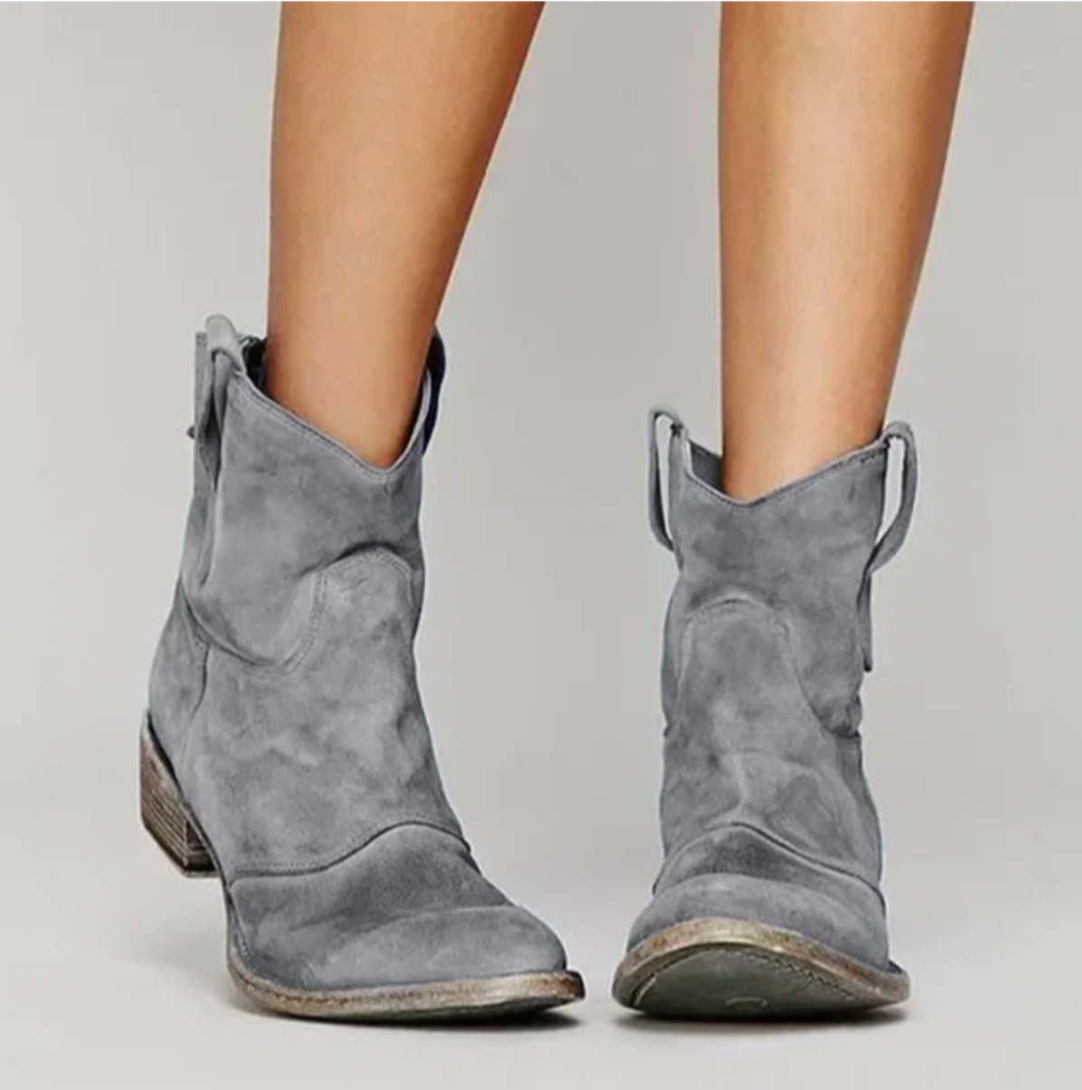 Roselle | Bottines western en daim