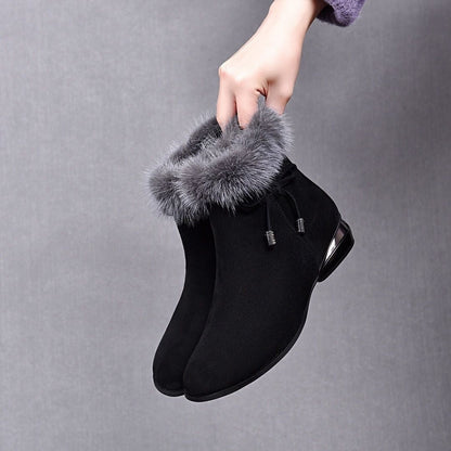 🔥Promotion -49% Bottines d'hiver en cuir souple