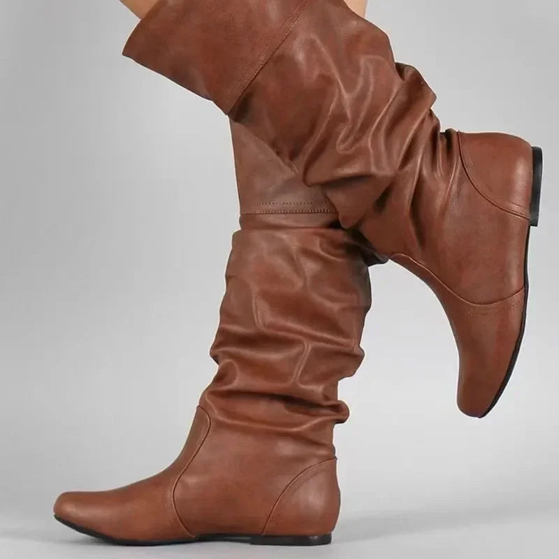 🔥 Promotion déstockage 60% de remise - Bottes en cuir style Western pour femmes