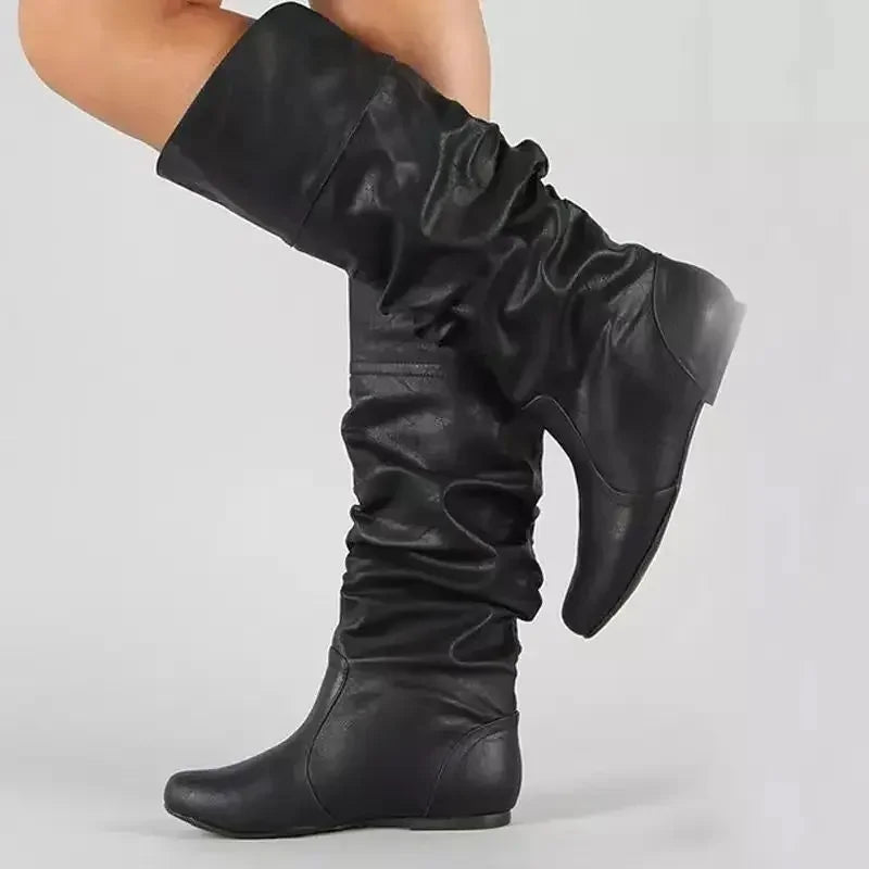 🔥 Promotion déstockage 60% de remise - Bottes en cuir style Western pour femmes