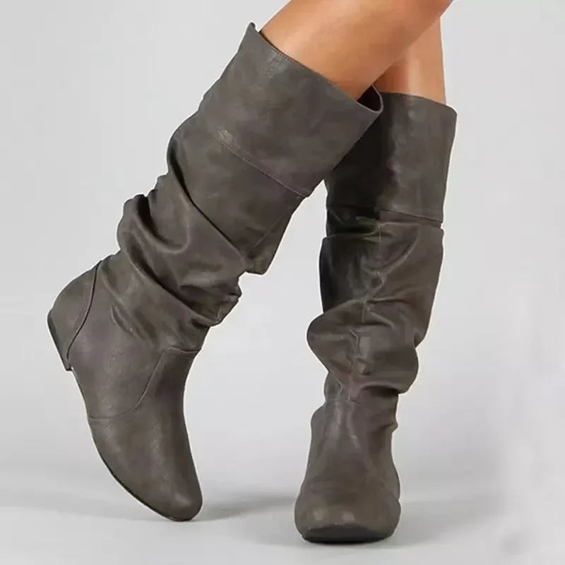 🔥 Promotion déstockage 60% de remise - Bottes en cuir style Western pour femmes