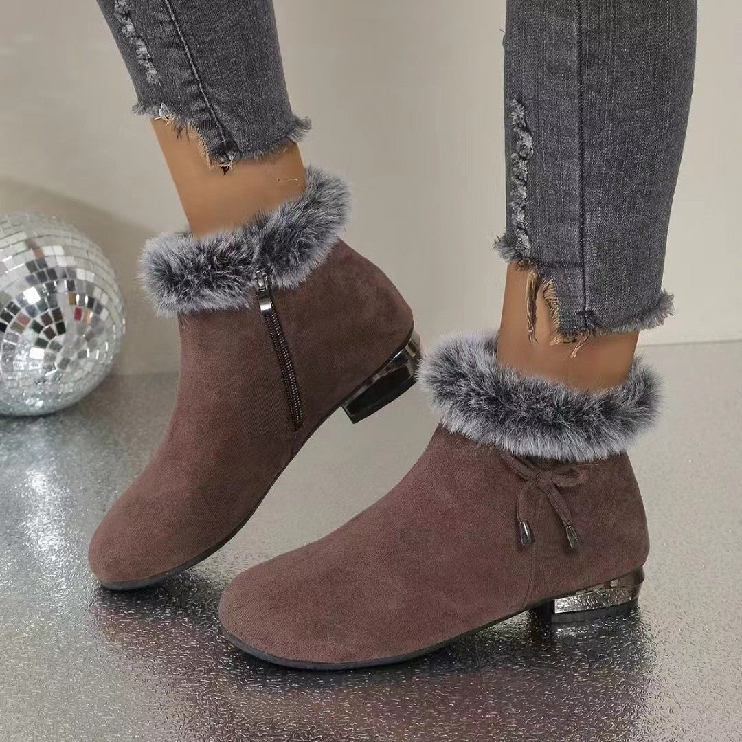 🔥Promotion -49% Bottines d'hiver en cuir souple