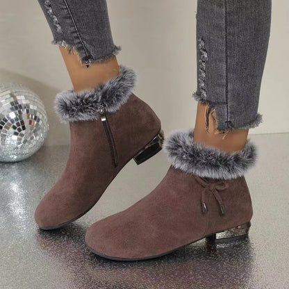 🔥Promotion -49% Bottines d'hiver en cuir souple