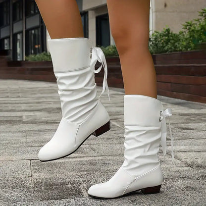 🔥 Promotion déstockage 60% de remise - Bottines d'hiver en cuir pour femme