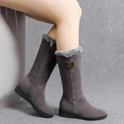 🔥 Promotion déstockage 60% de remise - Bottines d'hiver en velours pour femmes