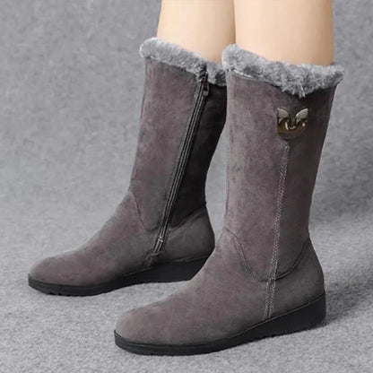 🔥 Promotion déstockage 60% de remise - Bottines d'hiver en velours pour femmes